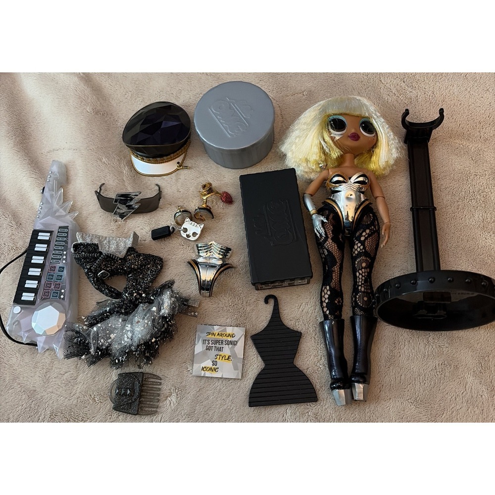 LOL Surprise OMG Doll Rock Band Remix Fame‎ Queen Doll With Accessories 2019